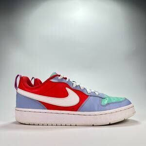Nike Court Borough Low Recraft GS Cobalt Bliss Track Red Youth Kids Shoes 6
